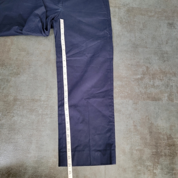 J. Crew Straight Leg Stretch Dress Pant, Women's Navy, Size 2 - Picture 4 of 7